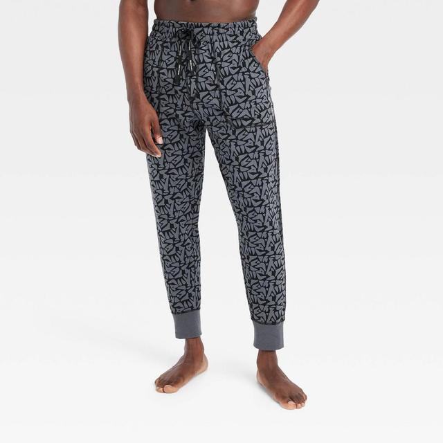 Pair of Thieves Mens Super Soft Lounge Pajama Pants - Black Geo L Product Image