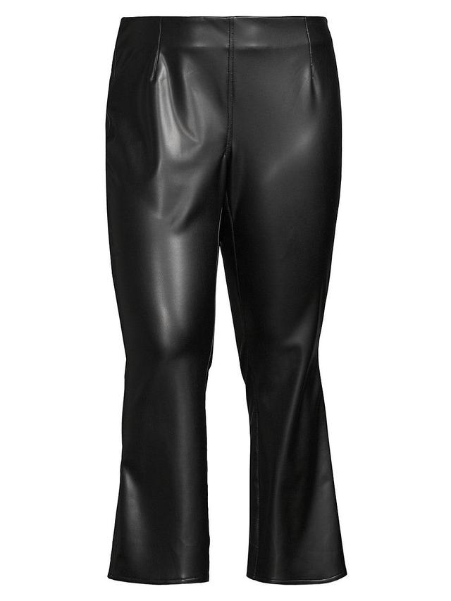 Womens Bella Vegan Leather Pants Product Image