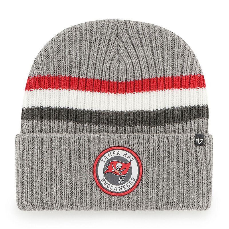 Mens 47 Gray Tampa Bay Buccaneers Highline Cuffed Knit Hat Product Image