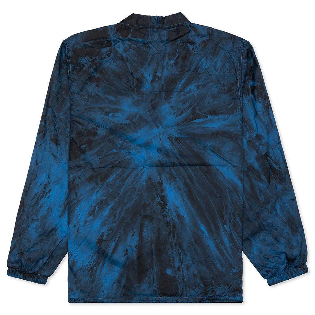 Tie Dye Coach Jacket - Blue/Black Male Product Image