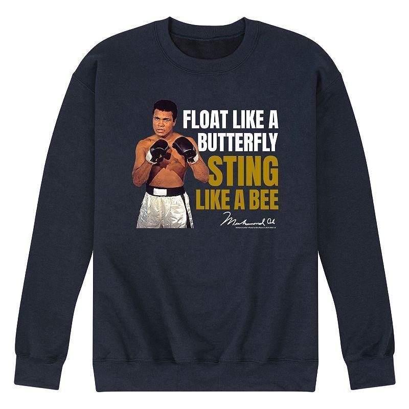 Mens Ali Float Like A Butterfly Tee Blue Product Image