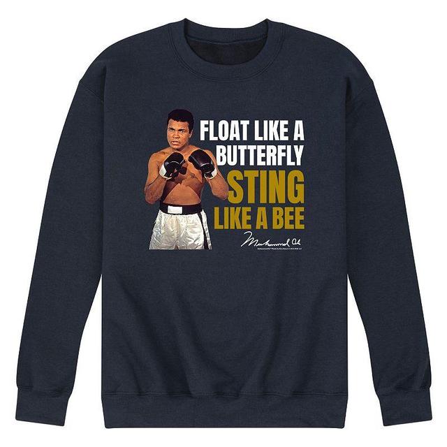 Mens Ali Float Like A Butterfly Tee Blue Product Image