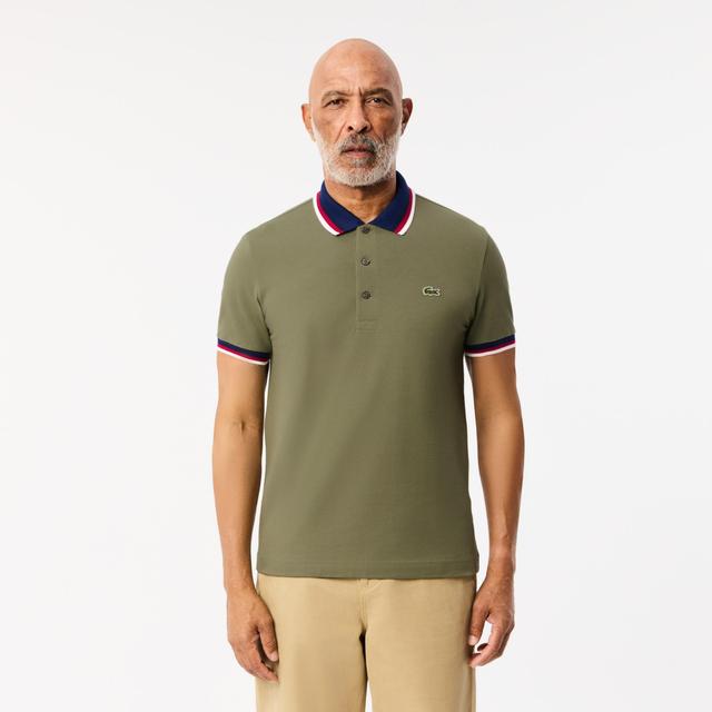 Men's Regular Fit Stretch Mini Piqué Polo Product Image