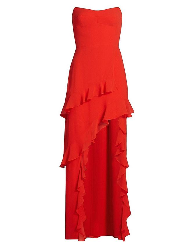 Womens Magnolia Strapless High-Low Maxi Dress Product Image