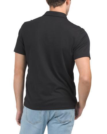 Short Sleeve Lux Polo T-shirt for Men Product Image