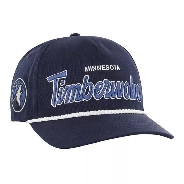 Mens 47 Minnesota Timberwolves Crosstown Script Hitch Adjustable Hat, Blue Product Image