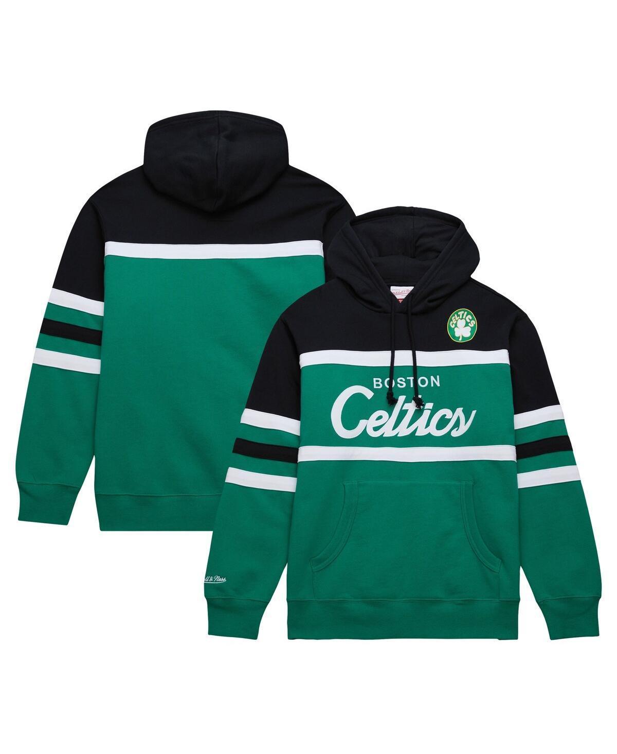 Mens Mitchell & Ness Kelly Green Boston Celtics Head Coach Pullover Hoodie - Kelly Green Product Image