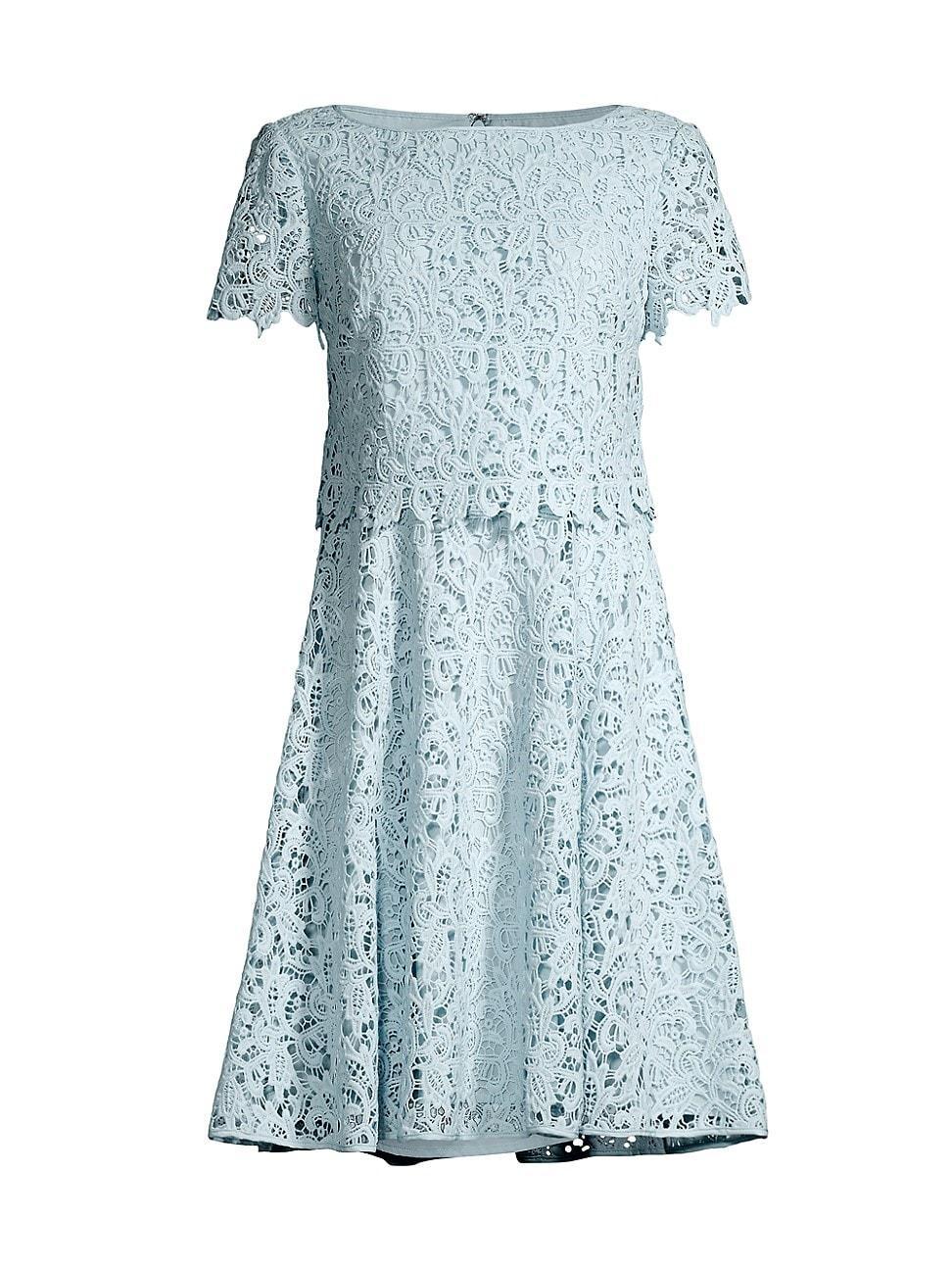 Womens Floral Lace Dress Product Image