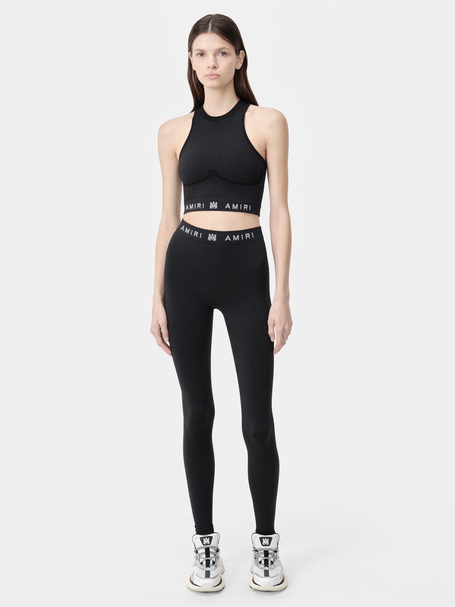 WOMEN - WOMEN'S MA RIBBED SEAMLESS LEGGING - Black Female product image