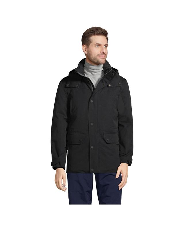 Mens Lands End Expedition Down Winter Jacket Radiant Blue Product Image