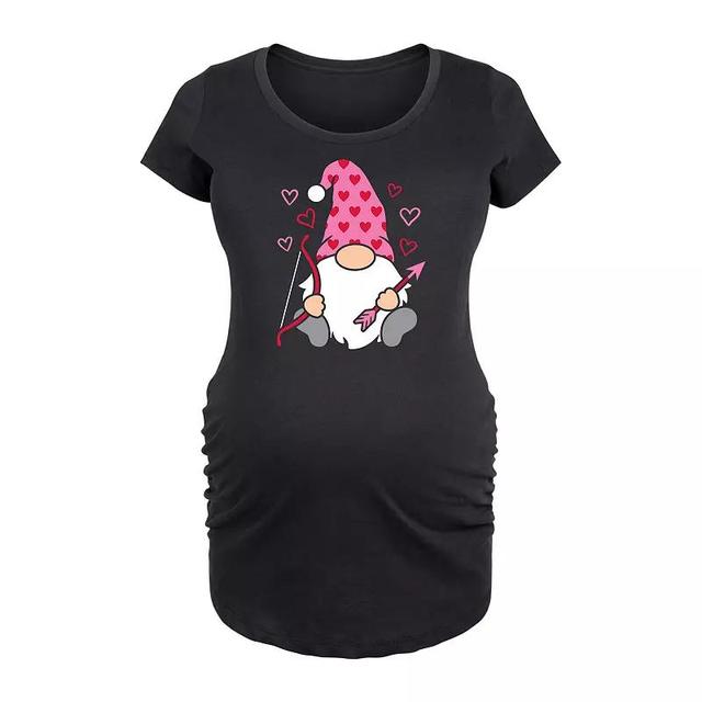 Maternity Cupid Gnome Graphic Tee, Womens Blue Product Image