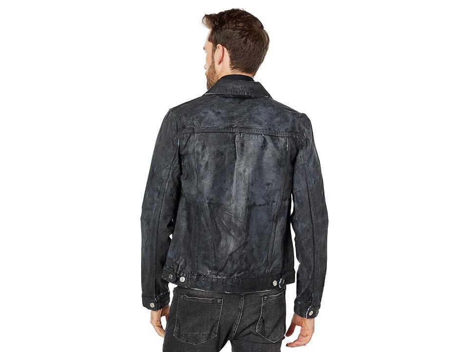 EGONlab Latex Denim Jacket Men's Coat Product Image