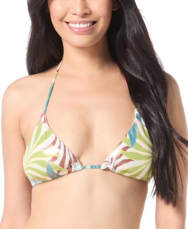 Vince Camuto Womens Printed Triangle Bikini Top Product Image