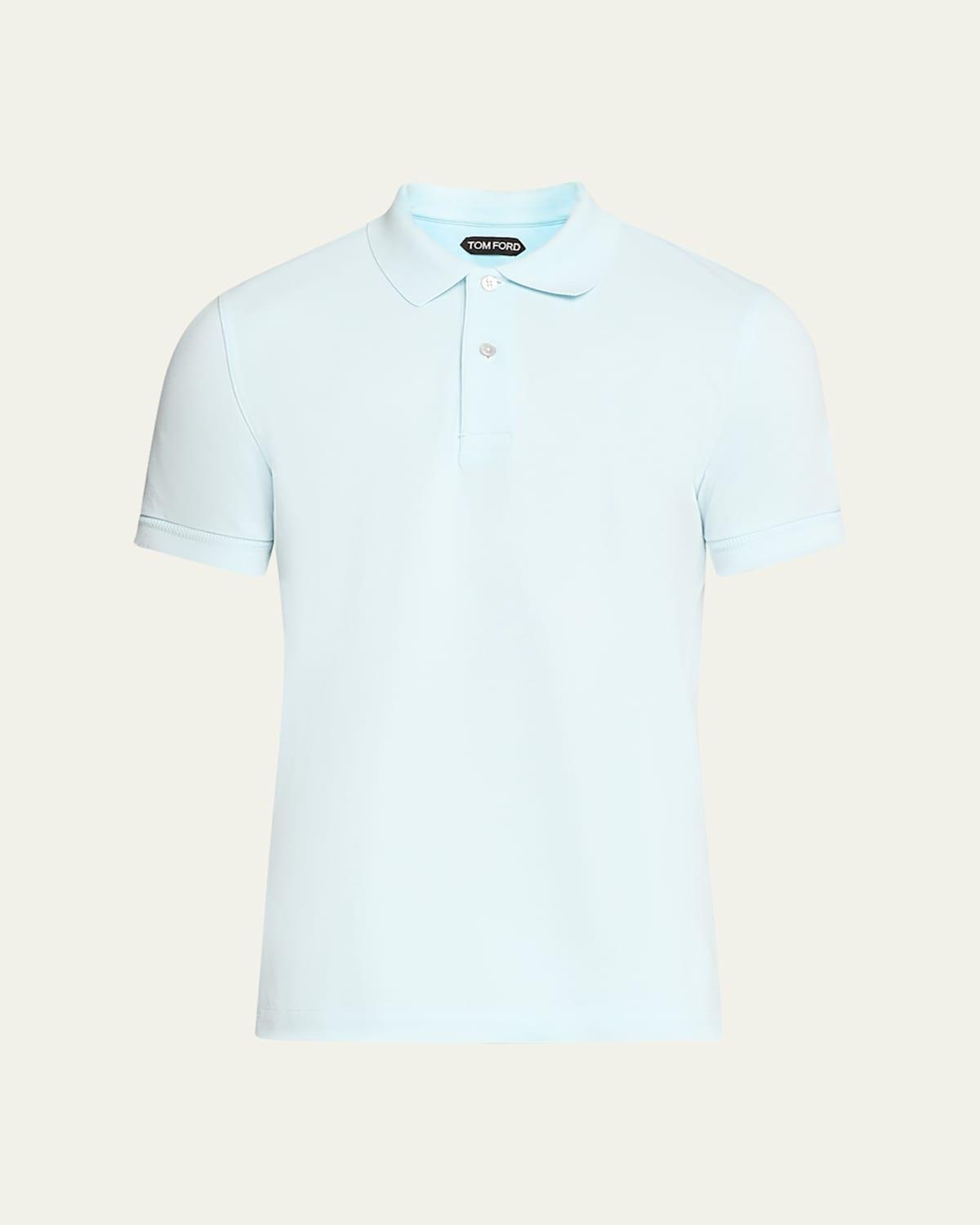 TOM FORD Short Sleeve Cotton Piqu Polo Product Image