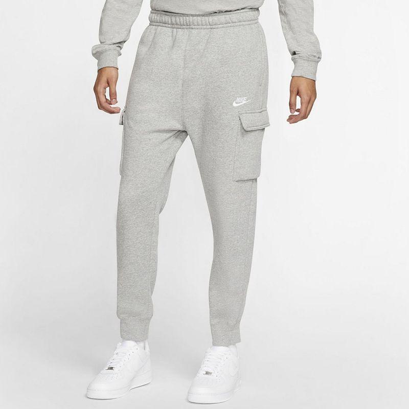 Mens Nike Sportswear Club Fleece Cargo Pants Dark Gray Grey Product Image