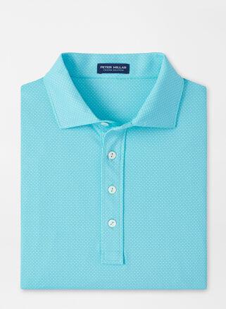 Mens Regent Geometric Performance Polo Shirt Product Image