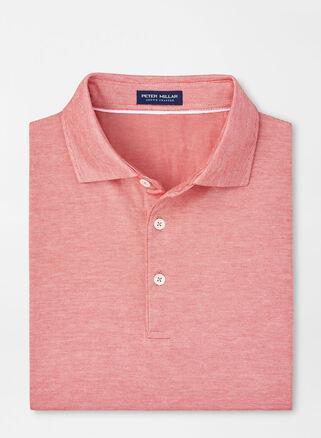 Peter Millar Mens Excursionist Flex Polo | Color: Scarlet Lily | Size: XXL Product Image