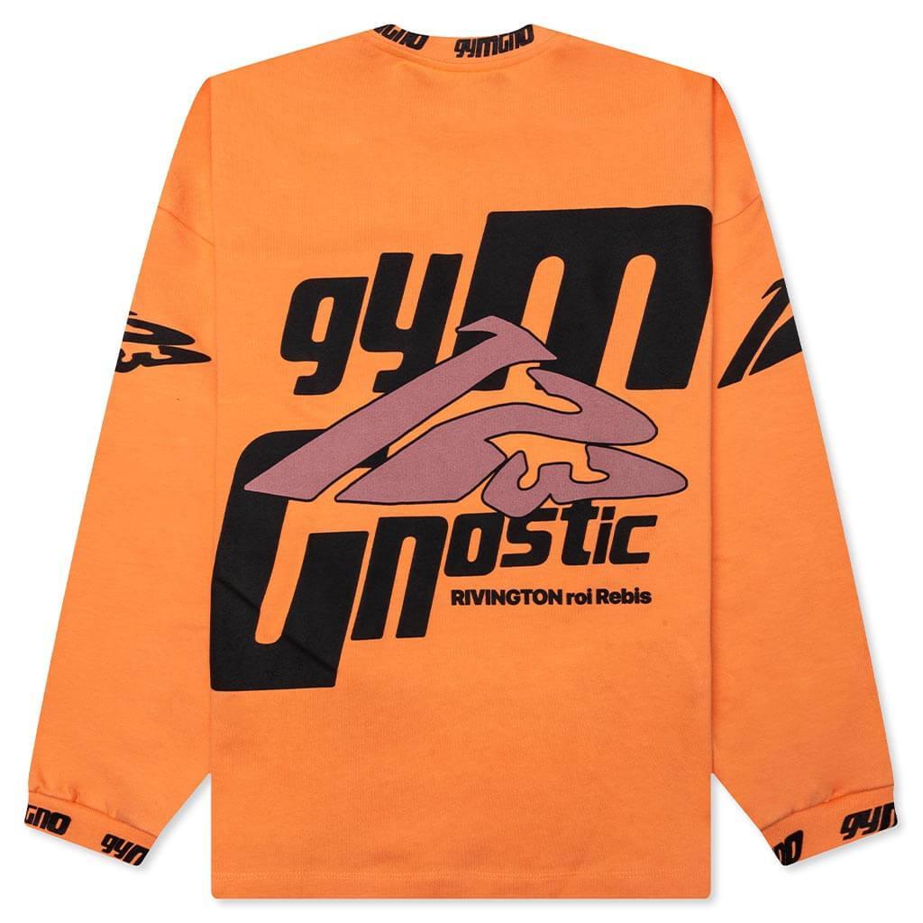 Fasting For Faster L/S Tee - Orange Male Product Image