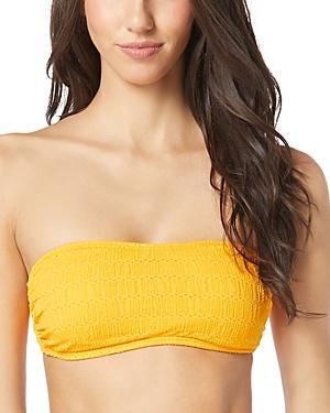 Vince Camuto Textured Bandeau Bikini Top Product Image