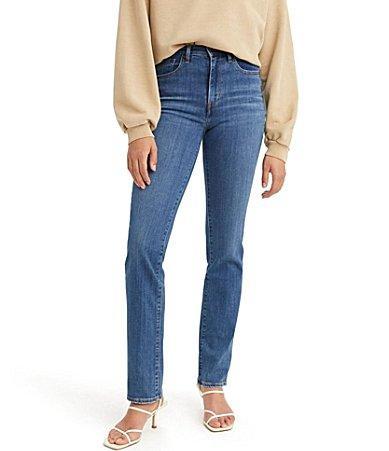 Levis 724 High Rise Straight Leg Jeans Product Image