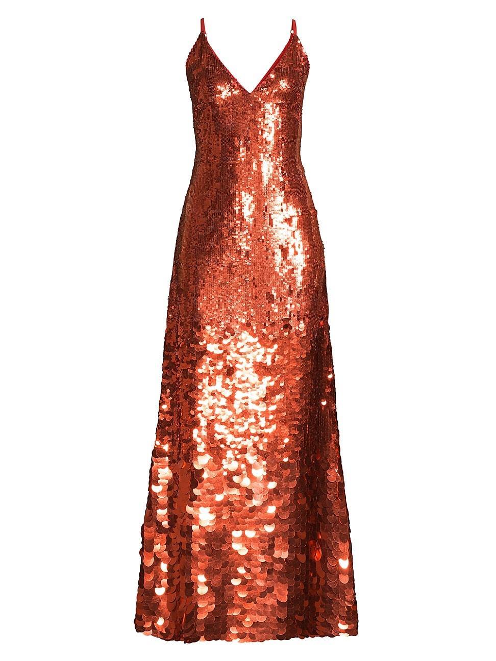 Womens Paillettes Gown Product Image