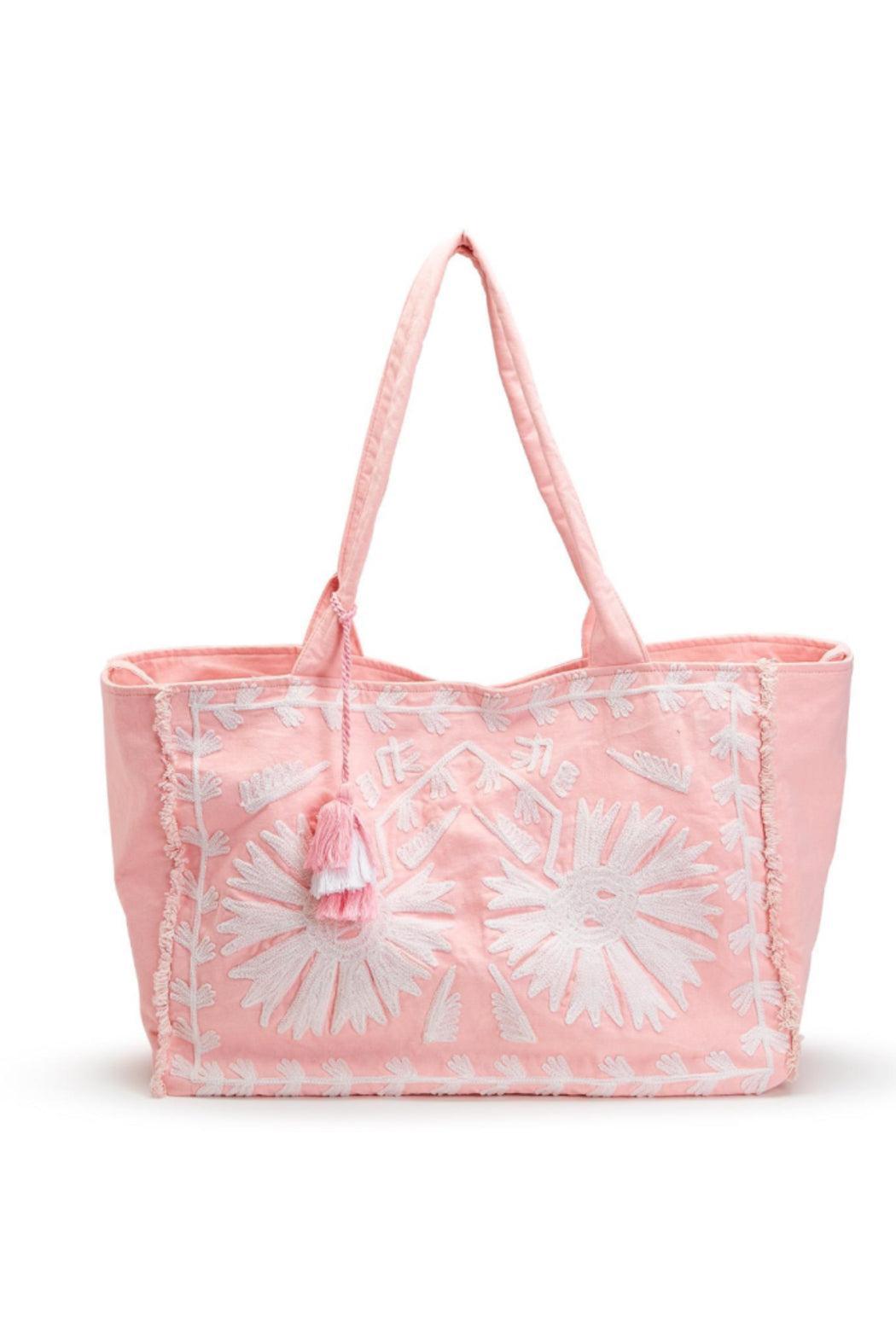 OVERSIZED EMBROIDERED BAG Female Product Image