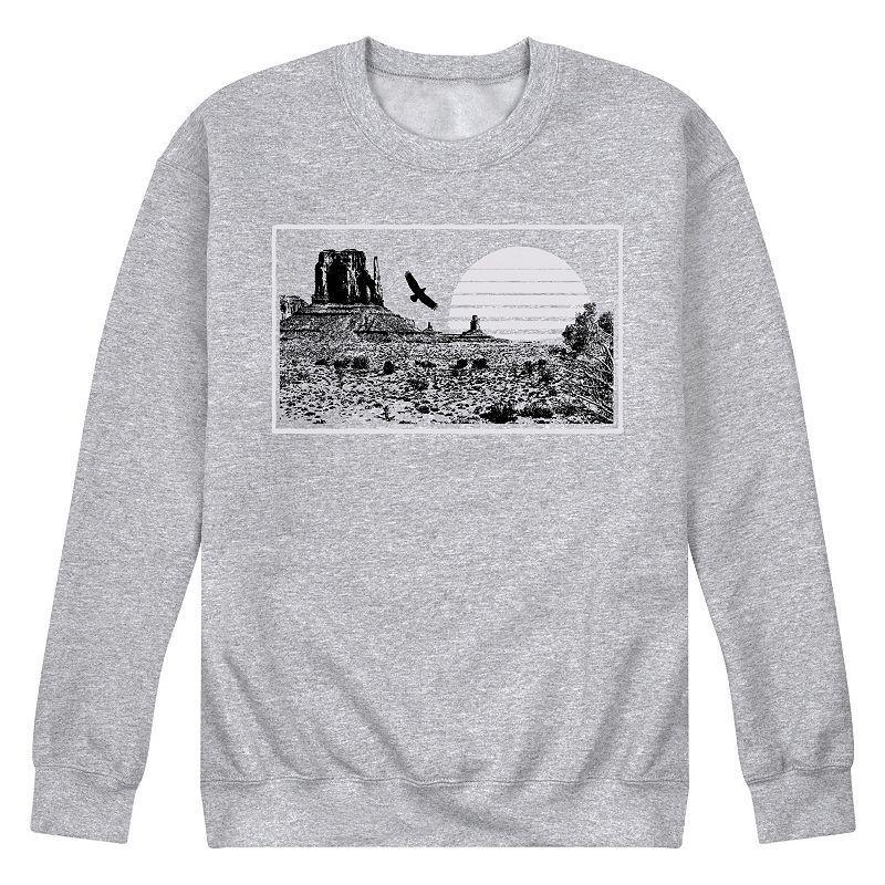 Mens Monument Valley Sunset Graphic Sweatshirt Product Image