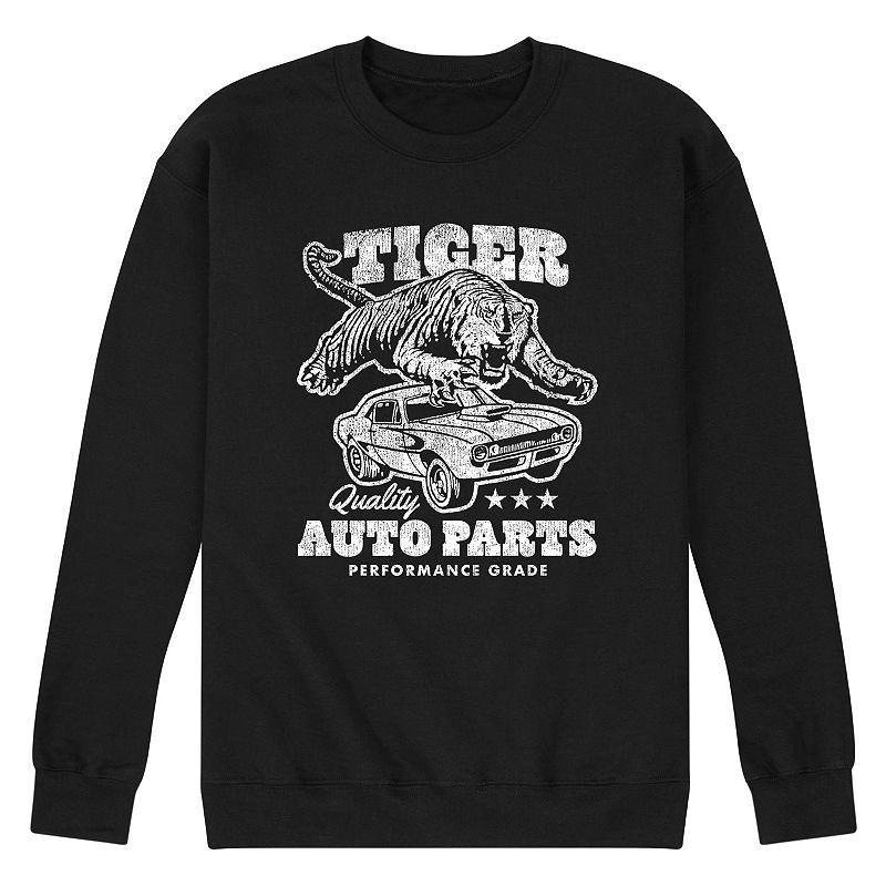 Mens Tiger Automotive Graphic Sweatshirt Product Image