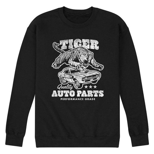 Mens Tiger Automotive Graphic Sweatshirt Product Image