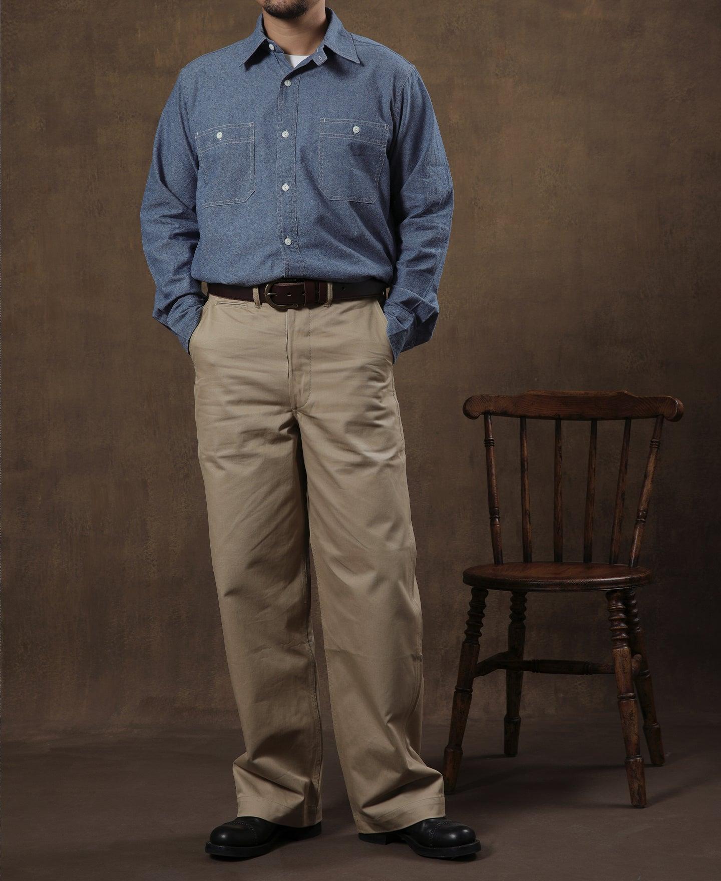 Blue Chambray Work Shirt Product Image