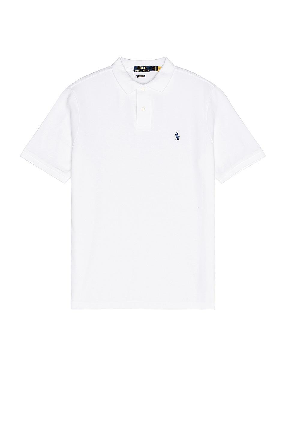 Polo Ralph Lauren Classic Fit Mesh Polo White. Size L (also in M, S, XL/1X, XS). Product Image