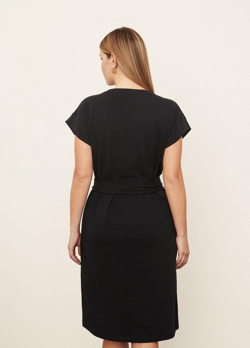 Short Sleeve Tie-Waist Dress Product Image