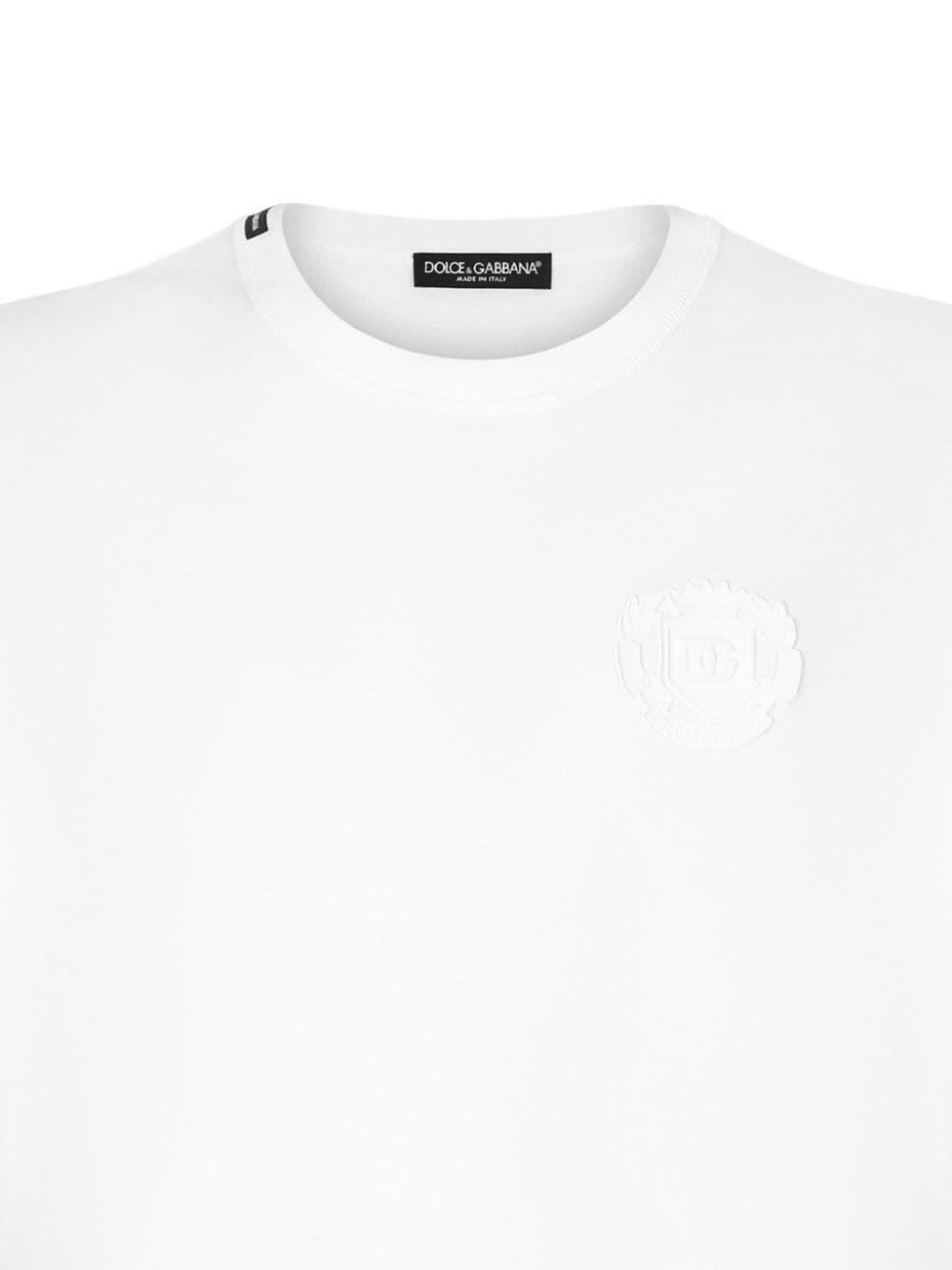 Embroidered Logo T-shirt In White Product Image