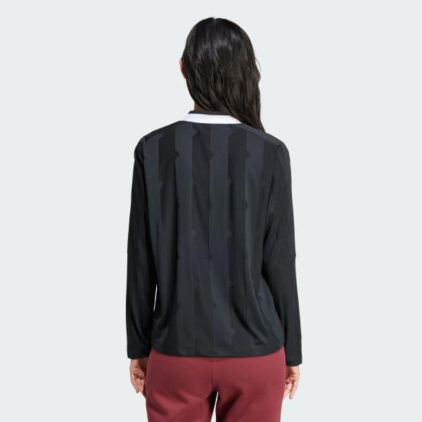 Tiro Cut 3-Stripes Jacquard Long Sleeve Shirt Product Image