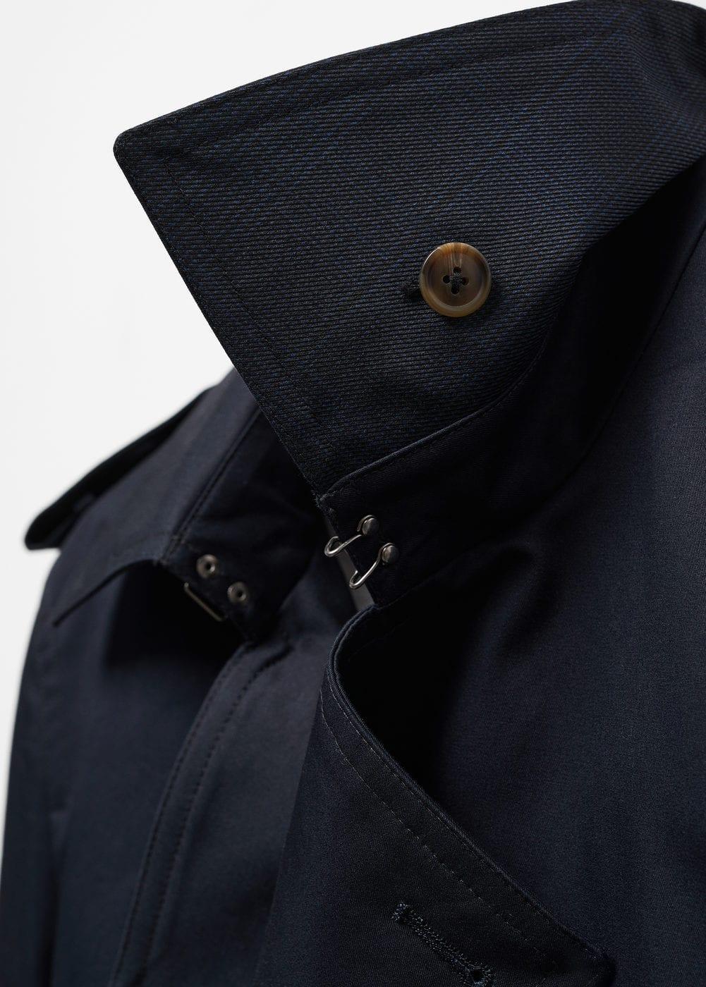 MANGO MAN - Classic water-repellent trench coat dark navyMen Product Image