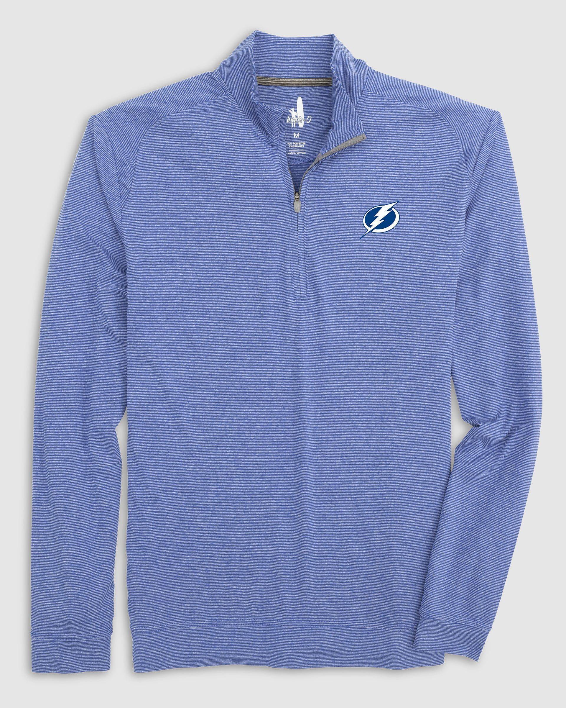 Tampa Bay Lightning Vaughn Striped Performance 1/4 Zip Product Image