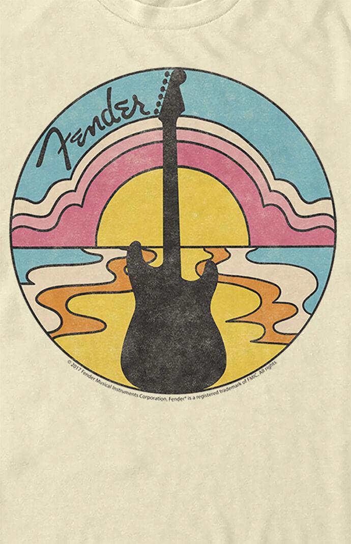 Women's '70s Fender Guitar T-Shirt Product Image