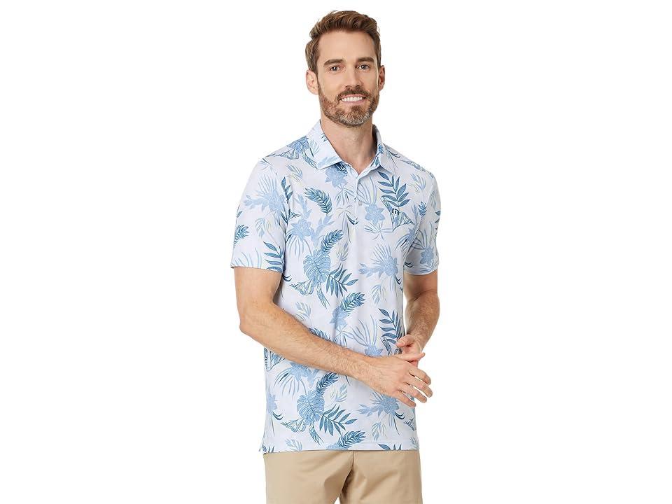 TravisMathew Featherweight Island (Heather Light Grey 1) Men's Short Sleeve Knit Product Image