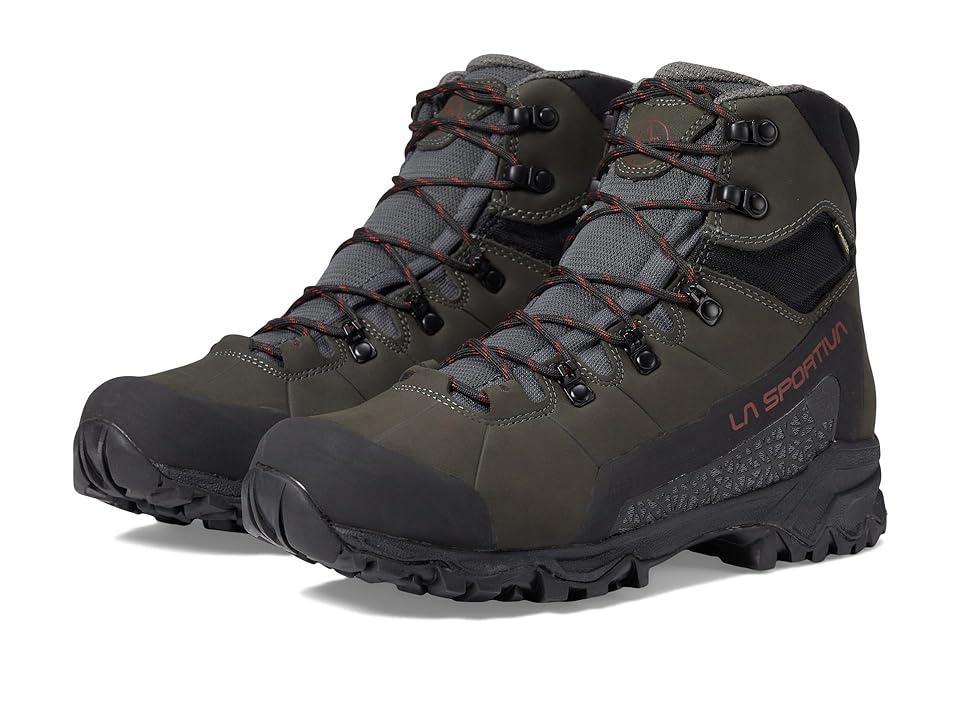 La Sportiva Nucleo High II GTX (Carbon Chili White) Men's Shoes Product Image