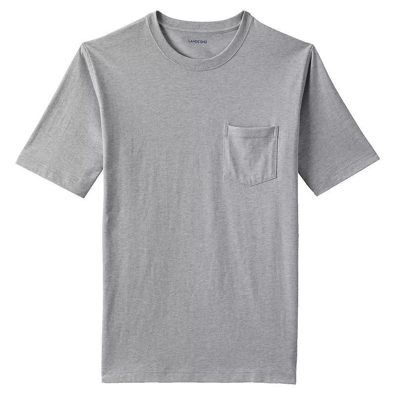 Big & Tall Lands End Super Pocket Tee, Mens Product Image