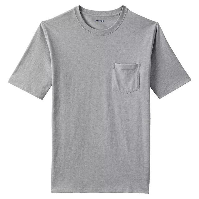 Mens Lands End Super-T Short Sleeve T-Shirt with Pocket Product Image