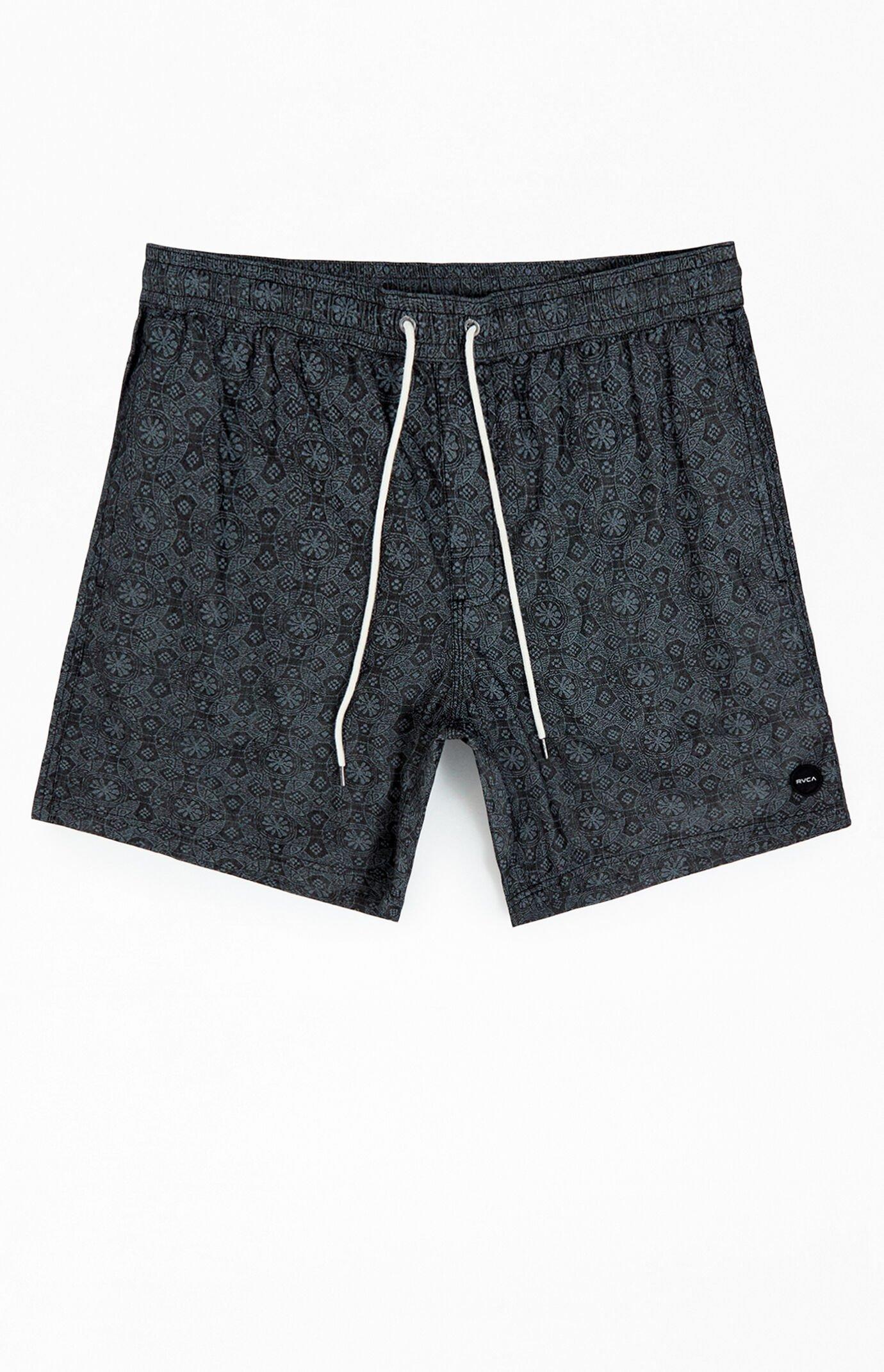 RVCA Men's Escape Elastic Waist Chambray Shorts Product Image