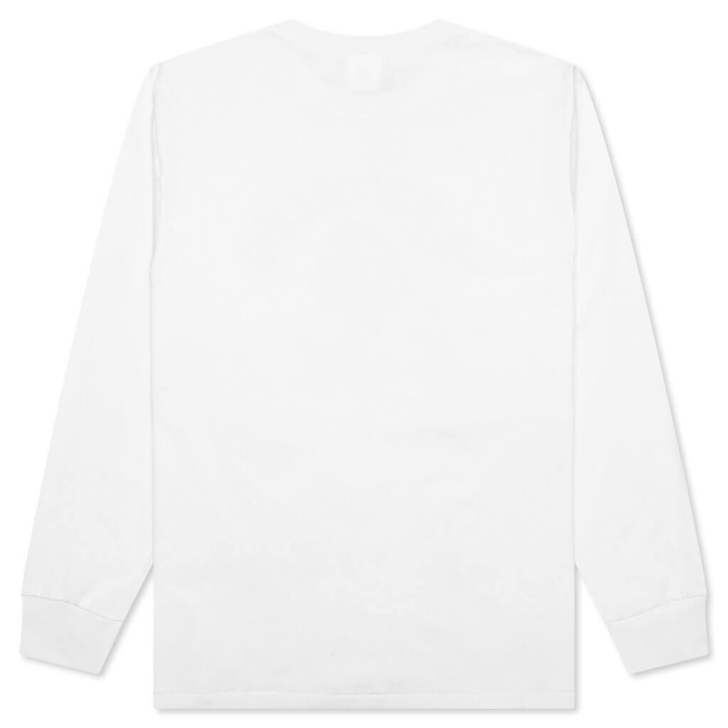 1st Camo College Long Sleeve Tee - White/Green Male Product Image