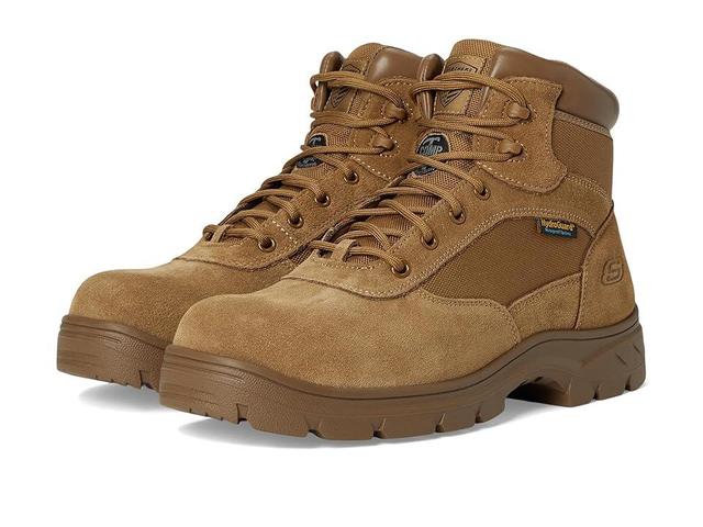 SKECHERS Work Wascana - Baylan Comp Toe Boots (Coyote) Men's Work Boots Product Image