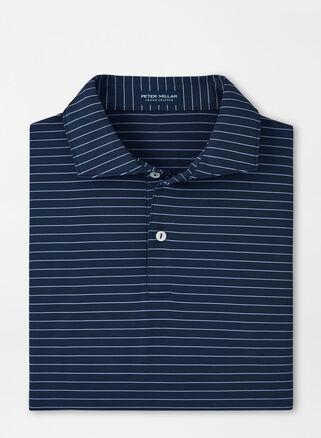 Peter Millar Mens Duet Performance Jersey Polo | Color: Navy | Size: L Product Image