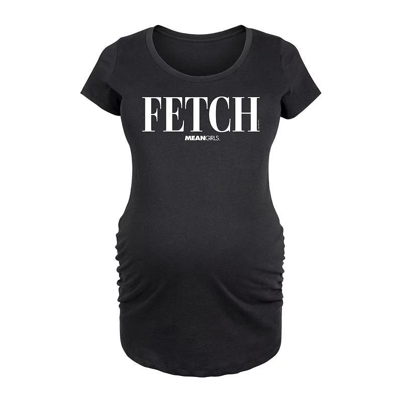 Maternity Mean Girls Fetch Graphic Tee, Womens Heather Grey Product Image