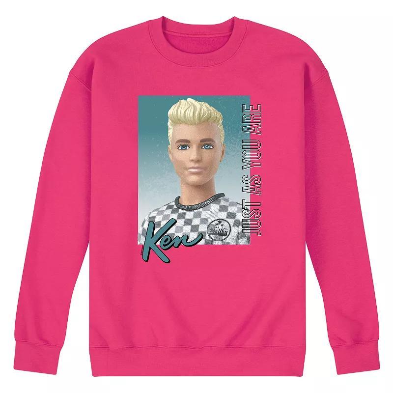 Mens Barbie Ken Just As You Are Fleece Sweatshirt Product Image