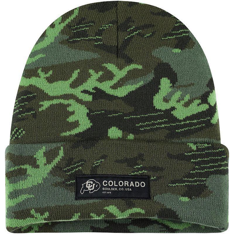 Mens Nike Camo Colorado Buffaloes Veterans Day Cuffed Knit Hat Product Image