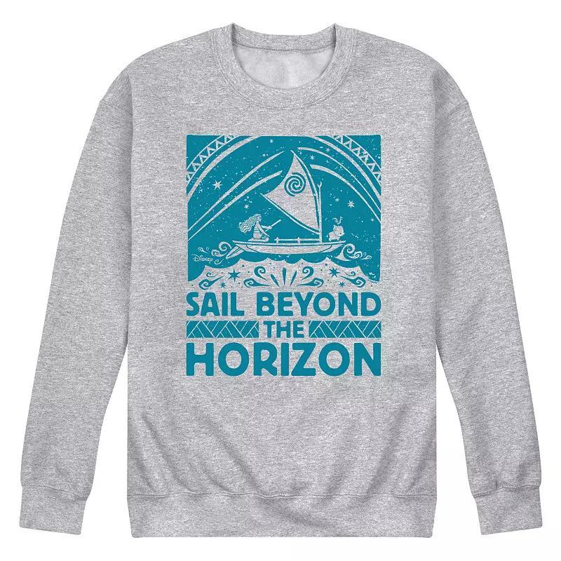 Disneys Moana Mens Sail Beyond Horizon Fleece Sweatshirt Product Image