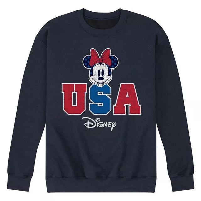 Disneys Minnie Mouse Mens USA Fleece Sweatshirt Product Image